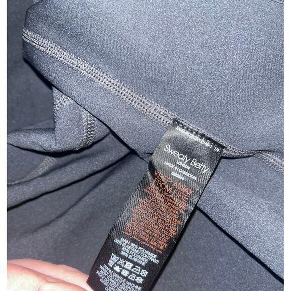 NWT SWEATY BETTY XXS Power Workout Zip Through Jacket Reflective Gray - Picture 13 of 13